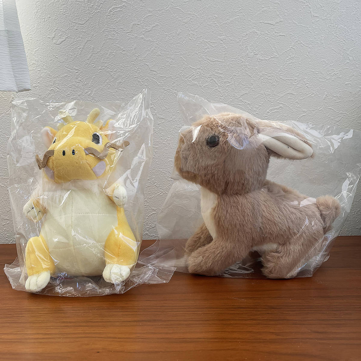 未使用 干支ぬいぐるみ2種セット うさぎ+ドラゴン(竜/龍)卯 未使用 干支ぬいぐるみ2種セット うさぎ+ドラゴン(竜/龍)卯