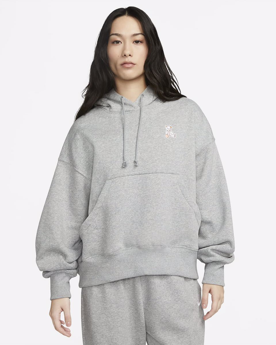 NIKE ナイキ NSW WMNS オーバーサイズ　テディベア　パーカー　DZ4693-141 アイボリー　2XL_画像1