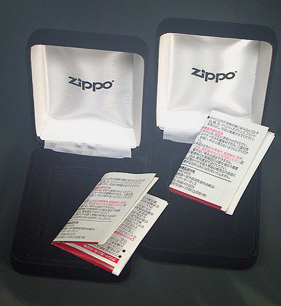【ZIPPO】空箱 化粧箱ケース(スターリングシルバーZIPPO収納用)黒,2個_画像1
