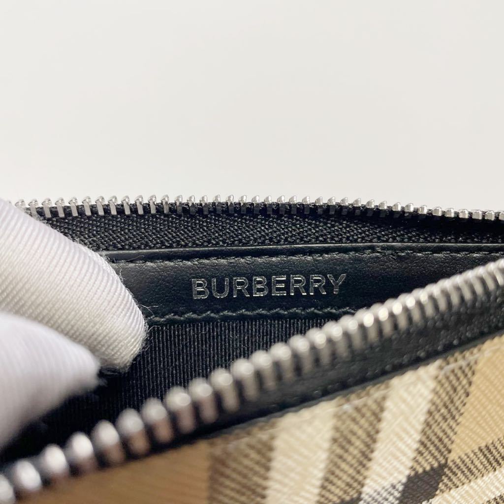 ★未使用 保管品 BURBERRY カード コイン ケース レザー メンズ レディース【鑑定済み 本物保証】_画像8