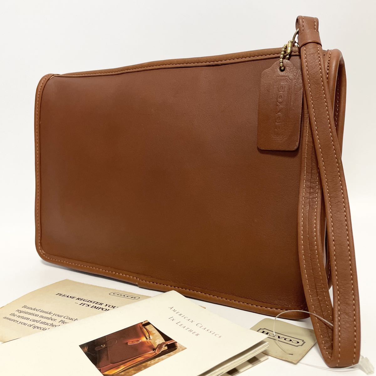 COACH コーチ オールド セカンドバッグ クラッチバッグ レザー COACH コーチ オールド セカンドバッグ クラッチバッグ レザー