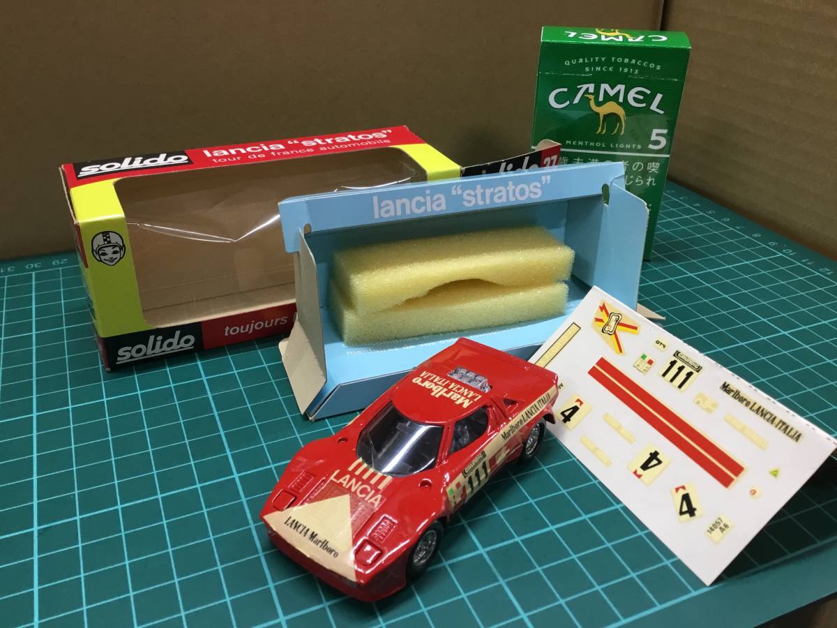 【ミニカー】solido LANCIA STRATOS 1/43 ソリド ランチア ストラトス 赤111_画像1