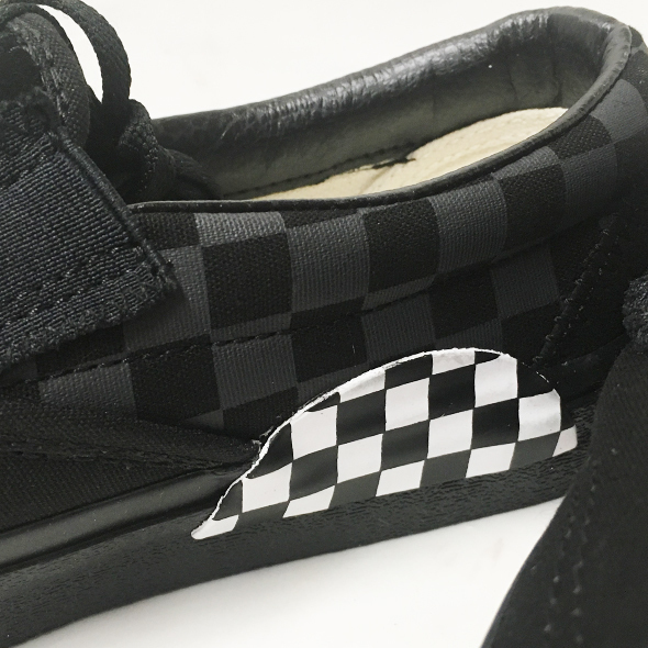 格安 VANS バンズ Slip on CAPスリッポン BLACK/BLACK 22.5cm 新品未使用 Q&Uアシンメトリー_画像5