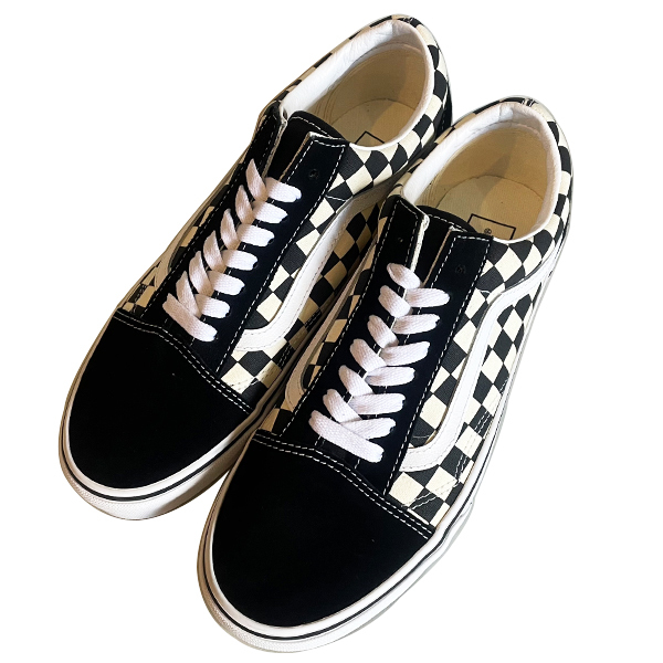 格安 VANS バンズ UA OLD SKOOLオールドスクールBLK/WHITEチェッカー柄 28.0cm 新品未使用_画像2