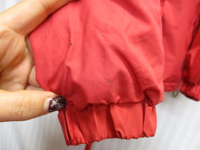 ノースフェイス 中綿ジャンパー SIZE L 赤 アウトドアジャケット トレッキングウエア ブルゾン 防寒ジャンパー コート 12293の画像5