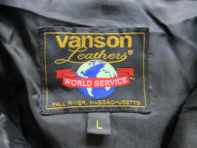 VANSON　バンソン　中綿ジャンパー　メンズL　黒　ナイロンパーカー　フーデッドジャケット　防寒ジャンパー　メンズブルゾン　01111_画像3