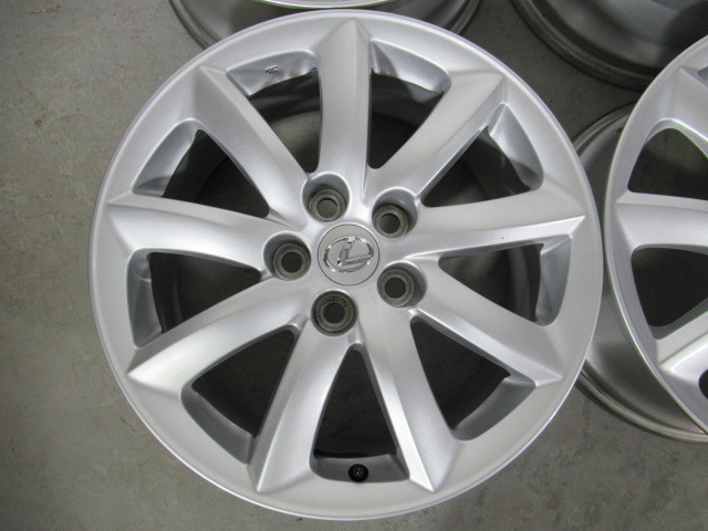 激安即決！LEXUS LS460 純正 18×7.5J 120-5H+32 60Φ 中古アルミホイール 4本 LS600 LS460 40系アルファード ヴェルファイア 流用 等_画像4