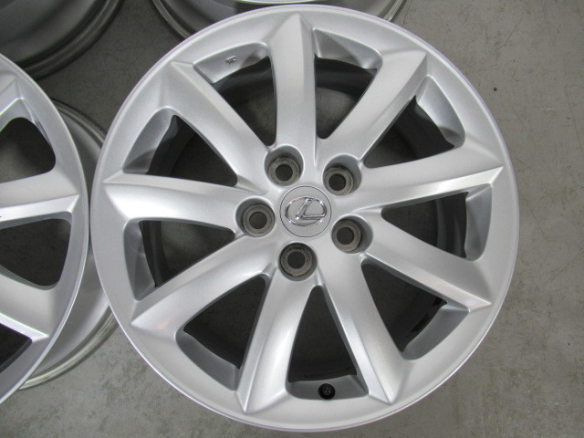 激安即決！LEXUS LS460 純正 18×7.5J 120-5H+32 60Φ 中古アルミホイール 4本 LS600 LS460 40系アルファード ヴェルファイア 流用 等_画像5