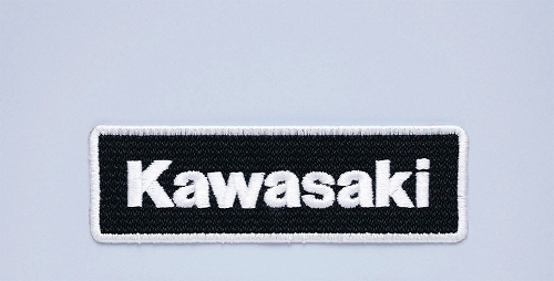 スピード発送！KAWASAKI/純正/カワサキ/刺繍ワッペン/kawasakiロゴ_画像1