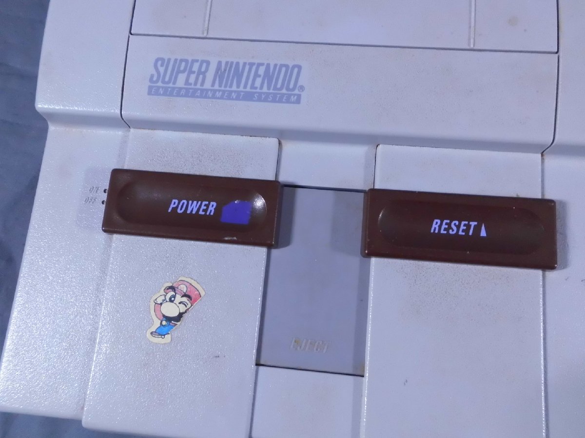 0B2A1　[ジャンク]　任天堂　SUPER NINTENDO SNS-001　北米版SNES　本体のみ/付属品欠　SUPER GAME BOY付　1991年_画像6