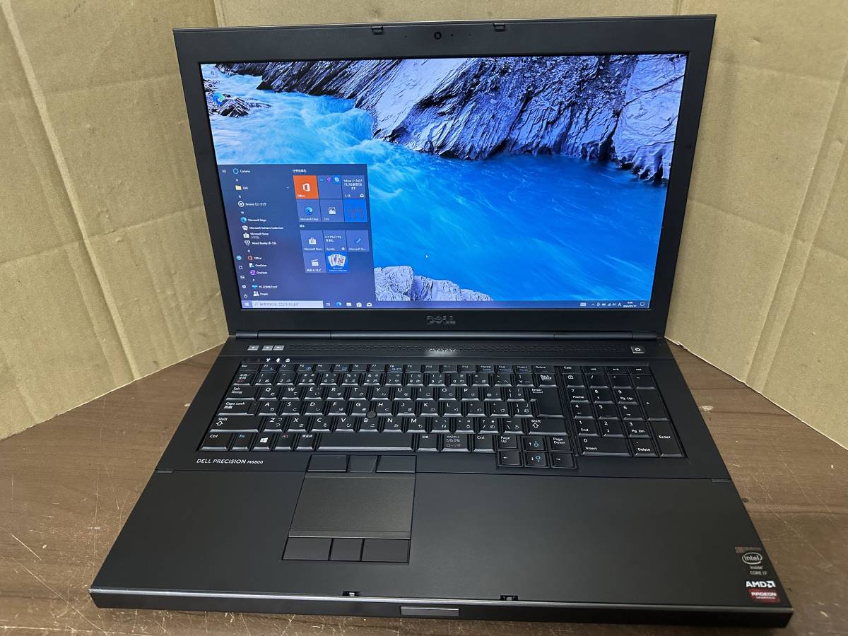 ハイエンドDell Precision M6800 i7-4702MQ SSD240GB+HDD1TB メモリ16GB AMD FirePro 6100 ワークステーション_画像1