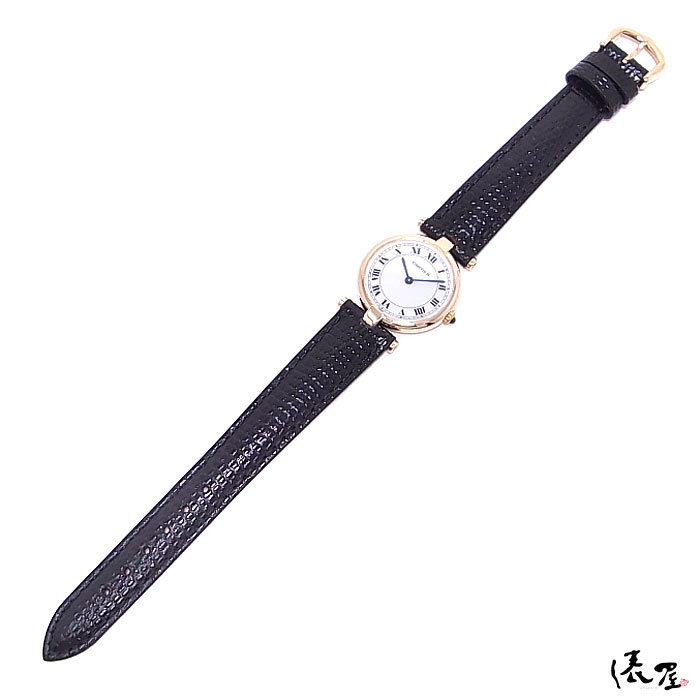 【K18YG】 カルティエ ヴァンドーム SM オーバーホール済み 極美品 ヴィンテージ 金無垢 レディース 腕時計 Cartier 時計_画像8