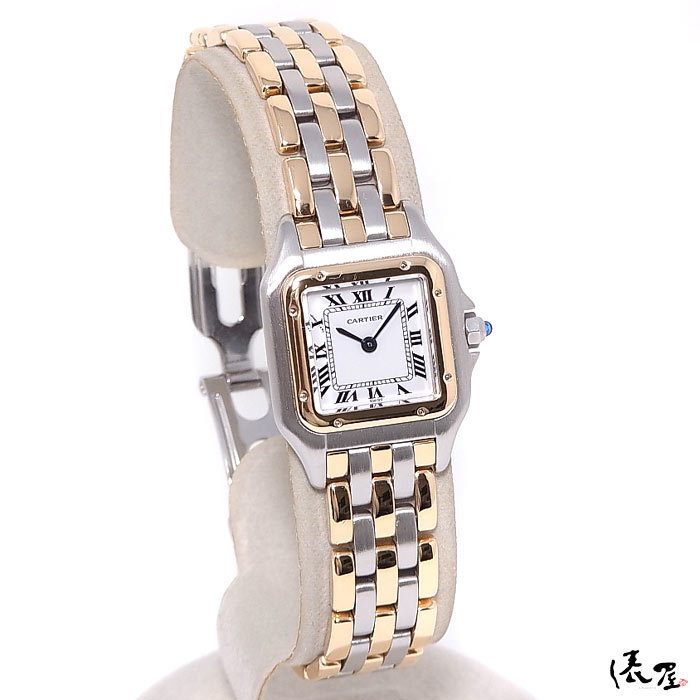 [ международный письменная гарантия ] Cartier K18×SS хлеб tail SM 3ROW прекрасный товар Vintage женские наручные часы Cartier. магазин 