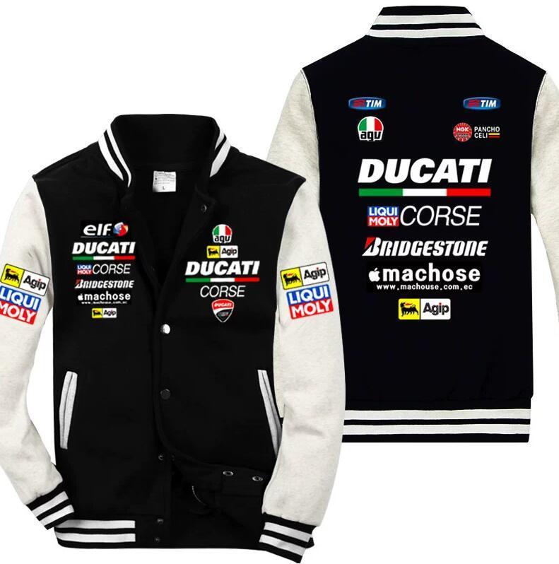 MotoGP RACING ドゥカティ Ducati スレーシング ジャケット バイクウエアグッズ 長袖ジャケット野球服 防風 冬服_画像1