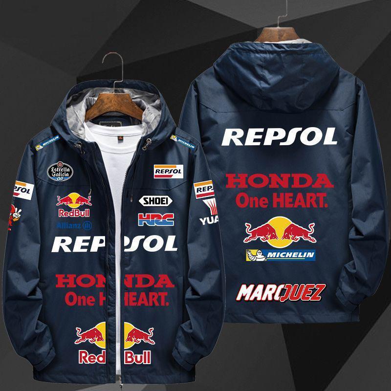 ホンダ MotoGP RACING Red Bull Honda HRC マルク・マルケス レーシング ジャケット バイクウエアグッズ_画像1