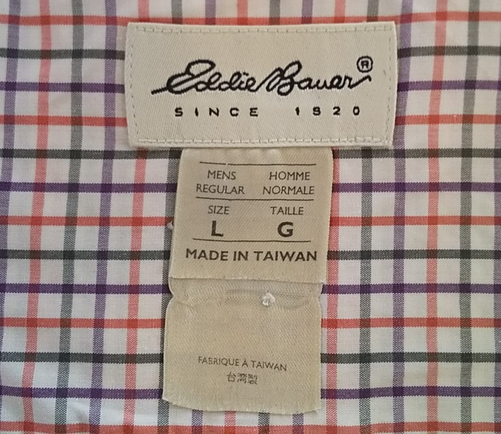 Eddie Bauer エディー・バウアー　ボタンダウン 長袖②　 メンズＬ_画像4