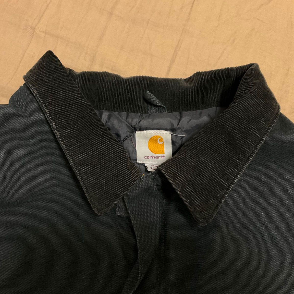 Carhartt カーハート 4XL アクティブジャケット　ブラック　黒　ブルゾン　オーバーサイズ　ビックシルエット　ゆるダボ