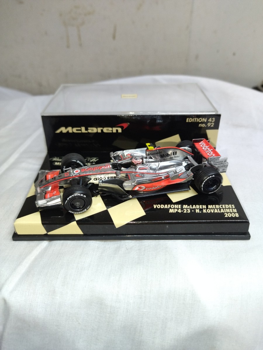 ミニチャンプス 1/43 ボーダフォン マクラーレン メルセデス MP4-23 2008 H.コバライネン_画像1