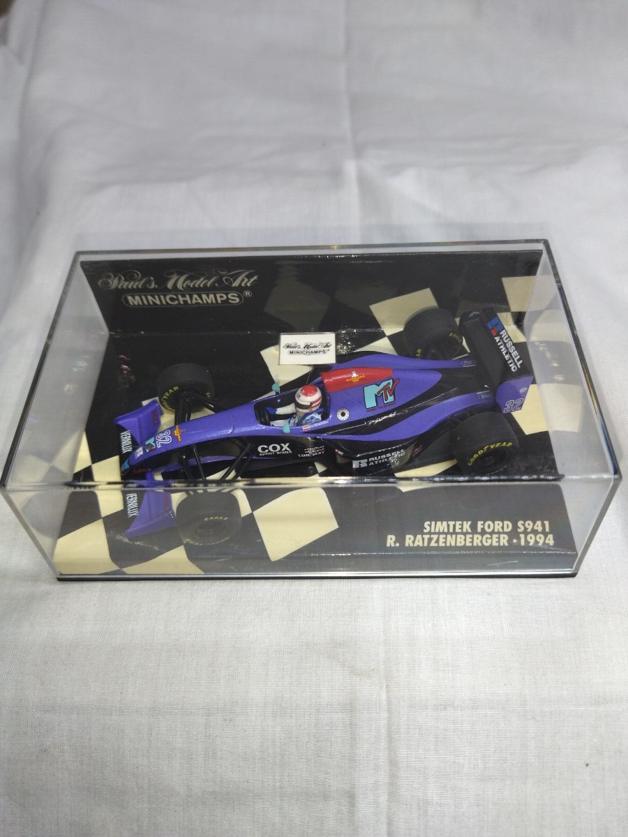 ミニチャンプス 1/43 SIMTEK FORD S941 R.RATZENBERGER 1994 _画像3