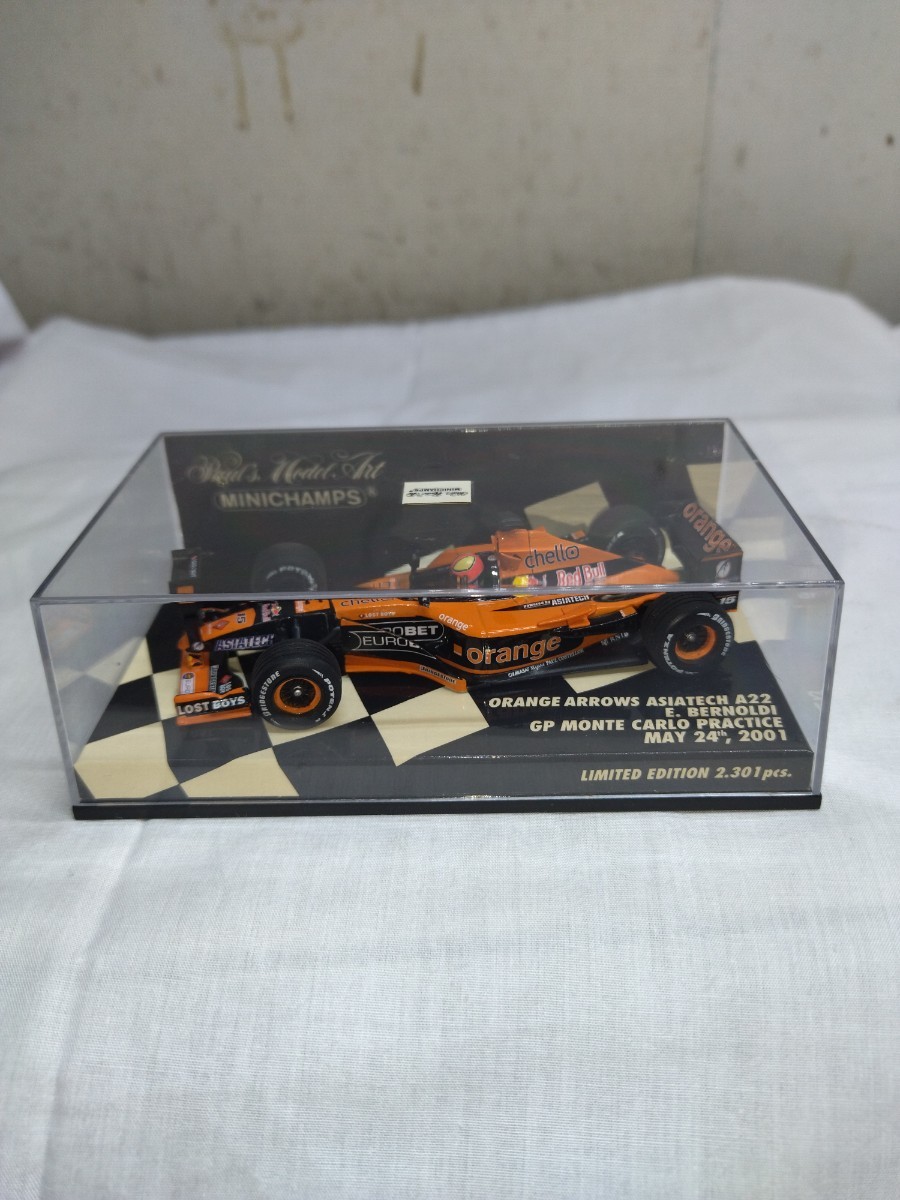 ミニチャンプス 1/43 ORANGE ARROWS ASIATECH A22 E.BERNOLDI 2001 PMA_画像2