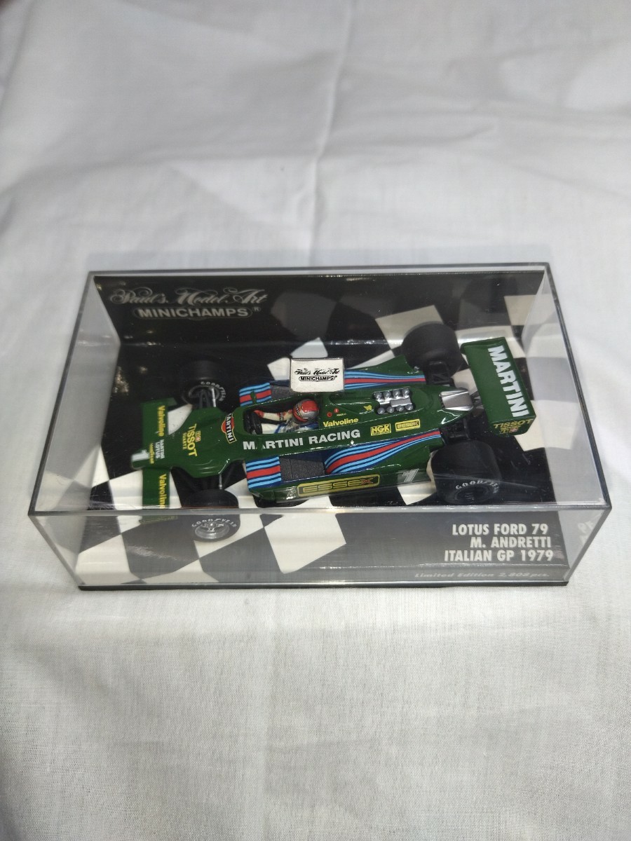 ミニチャンプス 1/43 ロータス フォード 79 M.アンドレッティ イタリア GP 1979 LOTUS FORD _画像3