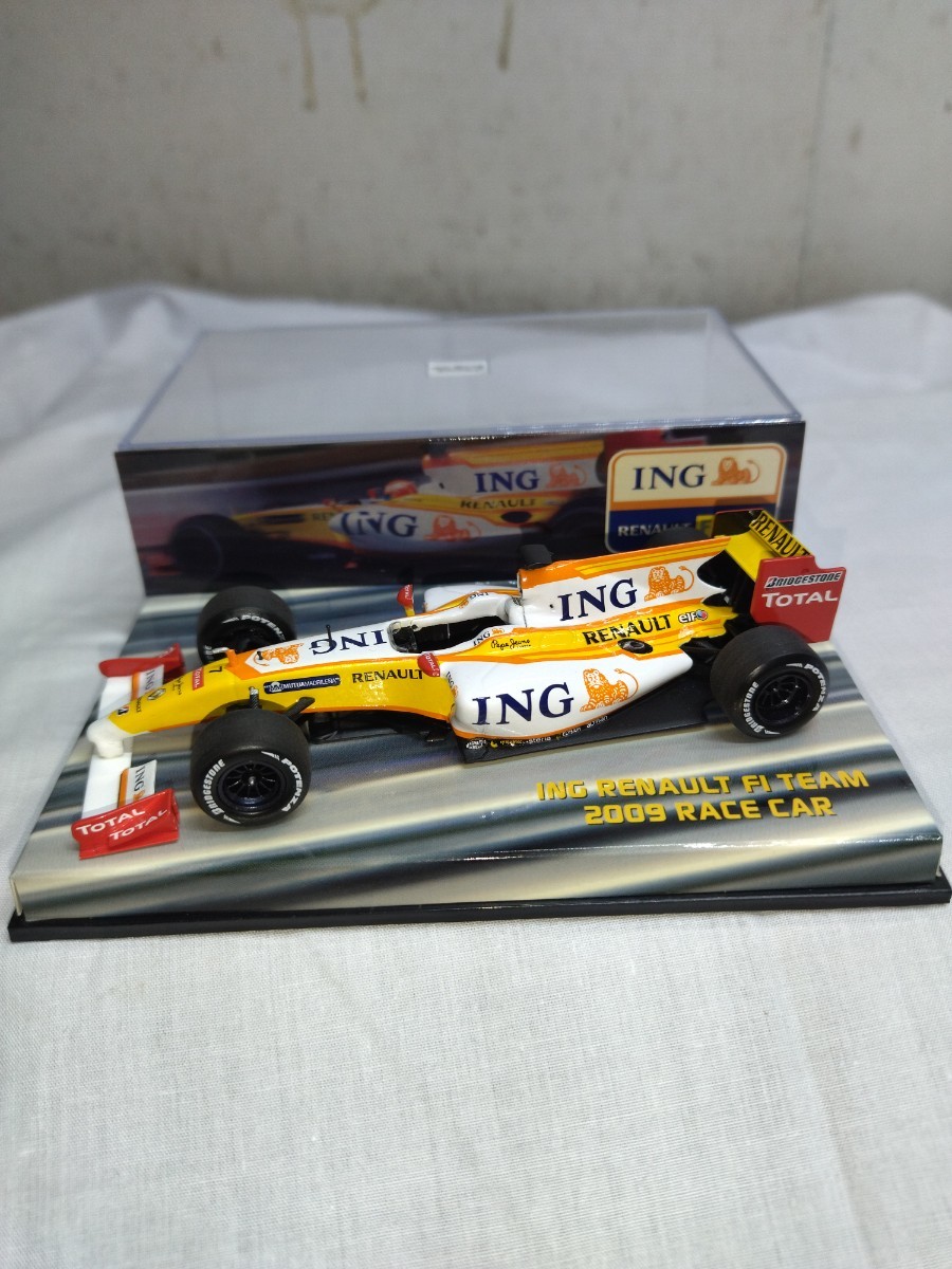 ミニチャンプス 1/43 ING RENAULT F1 TEAM 2009 RACE CAR ルノー MINICHAMPSの画像1