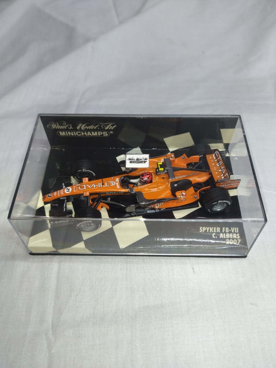 ミニチャンプス 1/43 SPYKER F8-VⅡ C.ALBERS 2007 _画像3