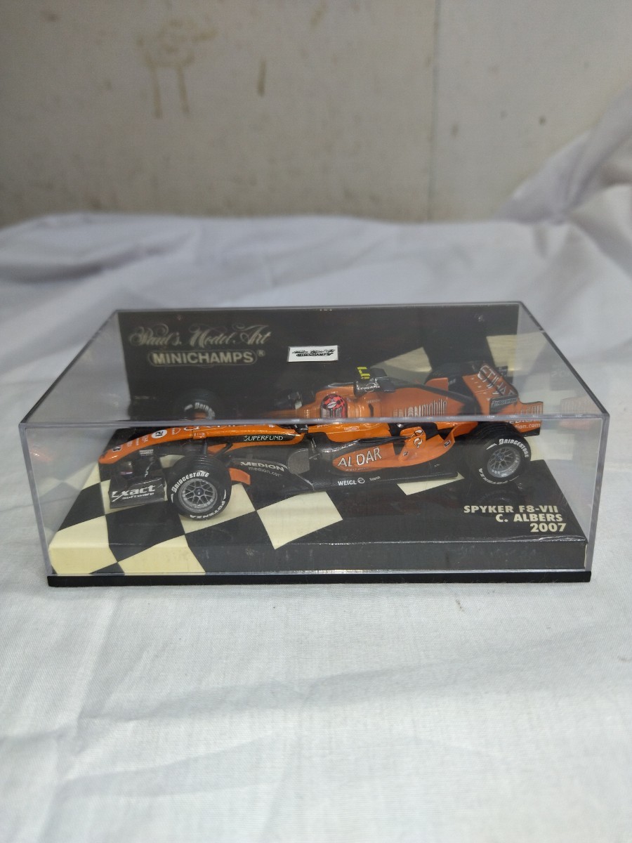 ミニチャンプス 1/43 SPYKER F8-VⅡ C.ALBERS 2007 _画像2