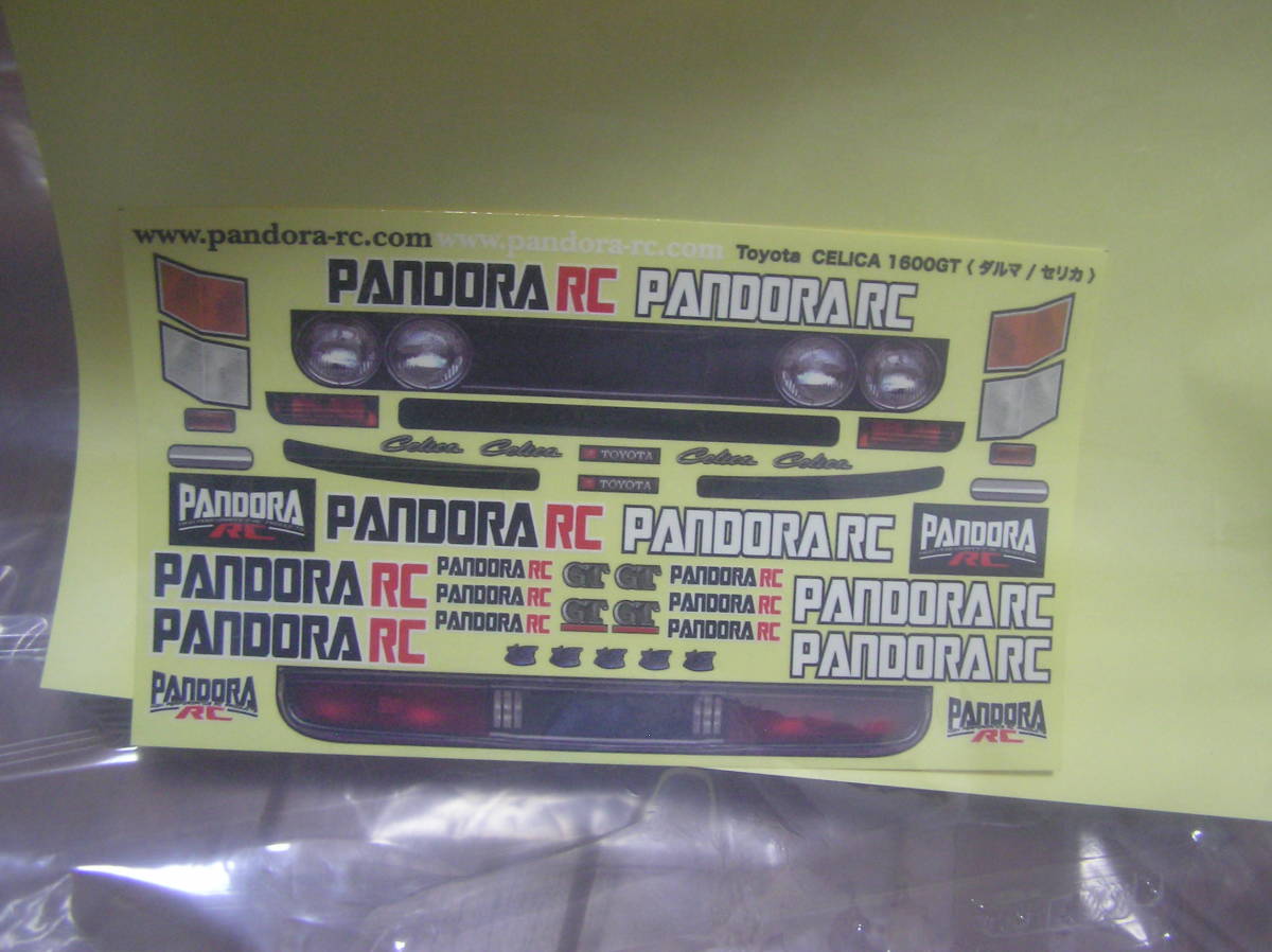 【未塗装ボディー】レアボディー放出 PANDORA ダルマセリカ 1600GT PAB-174_画像4