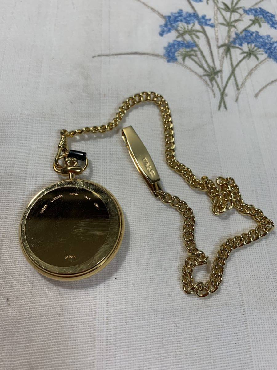  rare goods YALE univercityi.-ru university pocket watch Junk beautiful goods Gold color 