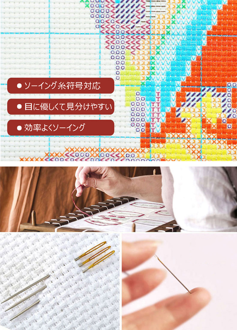 2個セット 向日葵 クッション クロスステッチ DIY 刺繍キット 綿糸付き 11CT 手芸キット ソーイングセット 送料無料 圧縮発送の画像9