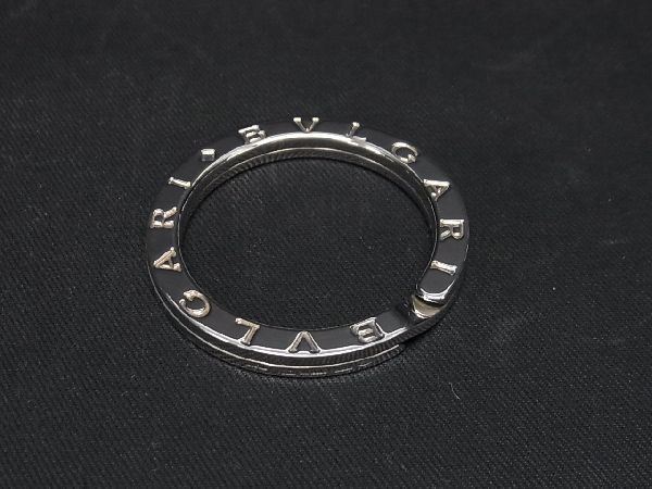 1円 ■極美品■ BVLGARI ブルガリブルガリ SV925 キーリング ペンダントトップ ネックレストップ アクセサリー シルバー系 AT5425_画像3