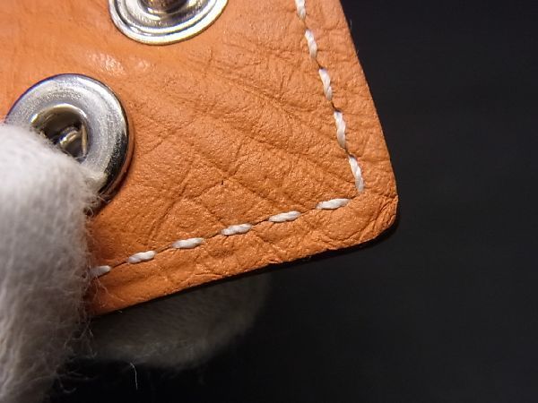 1円 HERMES エルメス ヴィド ポッシュ ミーズ エ ルランス デスク トリヨンクレマンス トレイ 小物入れ X刻印 オレンジ系 AT7193_画像4