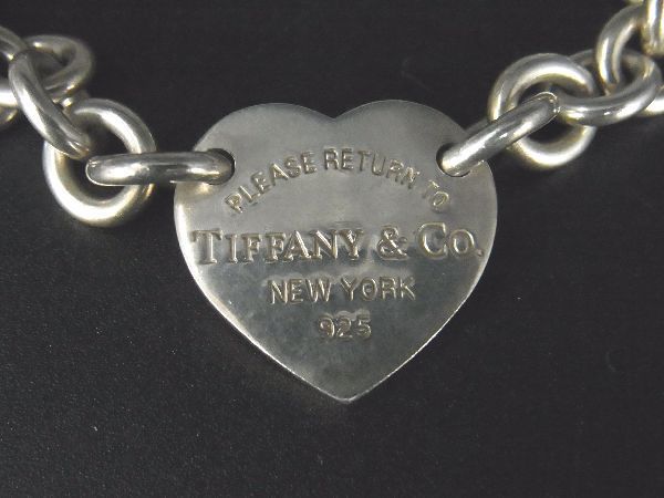 1円 ■美品■ TIFFANY＆Co ティファニー リターントゥティファニー ハートタグ SV925 ブレスレット アクセサリー シルバー系 AT1419_画像3