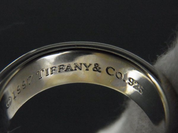 ■美品■ TIFFANY＆Co ティファニー 1837 ナロー SV925 リング 指輪 アクセサリー 約16号 レディース メンズ シルバー系 AT2148_画像3