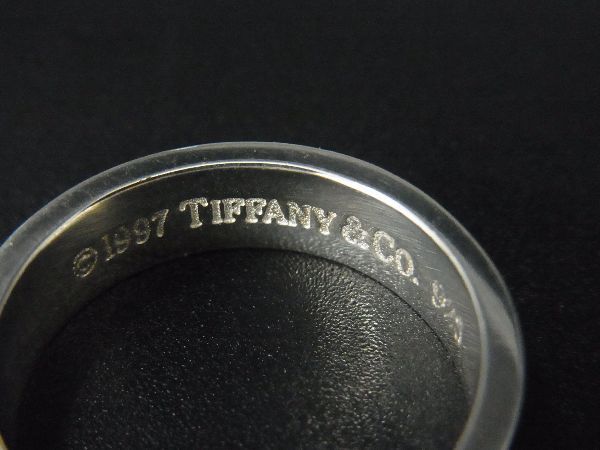 ■美品■ TIFFANY＆Co ティファニー 1837 ナロー SV925 リング 指輪 アクセサリー 約21号 メンズ シルバー系 AT2171_画像3