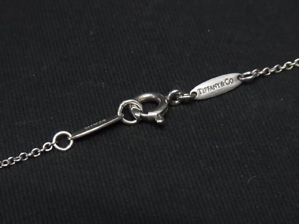 ■美品■ TIFFANY＆Co ティファニー エルサペレッティ オープンハート SV925 ネックレス アクセサリー レディース シルバー系 AQ6114_画像3