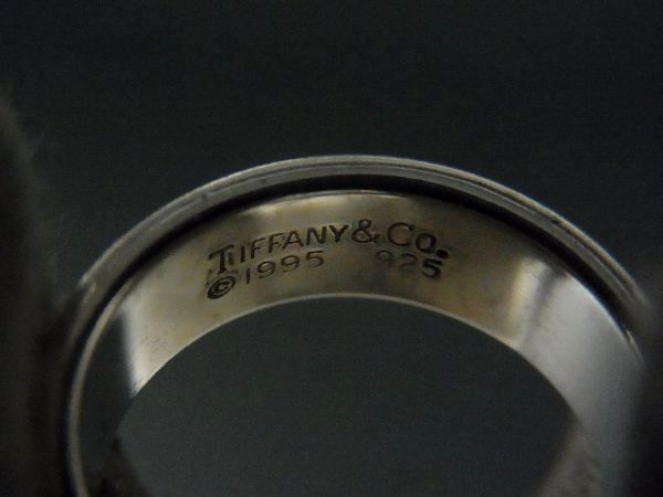 ■美品■ TIFFANY＆Co ティファニー アトラス SV925 リング 指輪 アクセサリー 約9号 レディース シルバー系 AV2371_画像3
