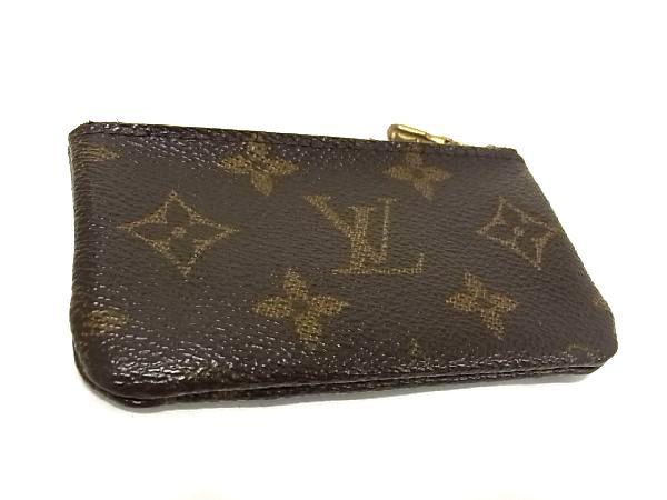 1円 LOUIS VUITTON ルイヴィトン M62650 モノグラム ポシェット クレ コインパース コインケース 小銭入れ ブラウン系 AU8775_画像2