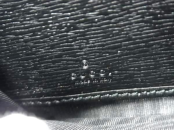 1円 GUCCI グッチ レザー スネーク 蛇 ラウンドファスナー 長財布 ウォレット 小銭入れ 札入れ ブラック系 AU8087_画像5