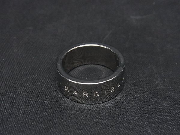 1円 ■美品■ MM6 Maison エムエムシックス メゾン マルジェラ リング 指輪 アクセサリー 約11号 メンズ レディース シルバー系 AT4566_画像1