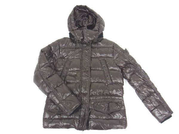 1円 ■美品■ MONCLER モンクレール アビレーヌ コミックラベル ナイロン ダウンジャケット サイズ3 アウター ダークブラウン系 AU3002_画像1