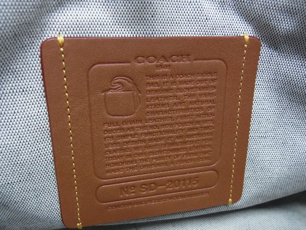 1円 ■極美品■ COACH コーチ 20115 レザー メッセンジャーバッグ ショルダーバッグ 斜め掛けかばん メンズ ボルドー系 AU7430_画像6