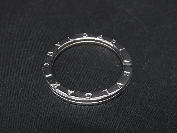 1円 ■極美品■ BVLGARI ブルガリブルガリ SV925 キーリング キーホルダー ペンダントトップ ネックレストップ メンズ シルバー系 AU7216_画像2