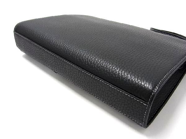 # новый товар # не использовался # BURBERRY Burberry кожа клатч ручная сумочка мужской оттенок черного AT7811