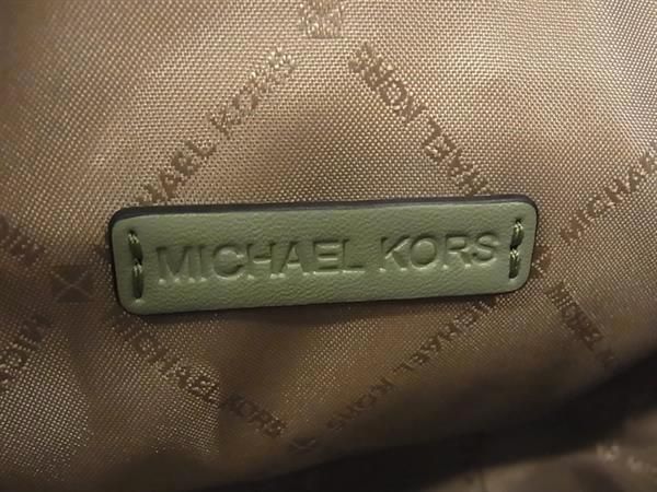 ■新品■未使用■ MICHAEL KORS マイケルコース レザー クロスボディ ショルダーバッグ レディース グリーン系 BG6619_画像8