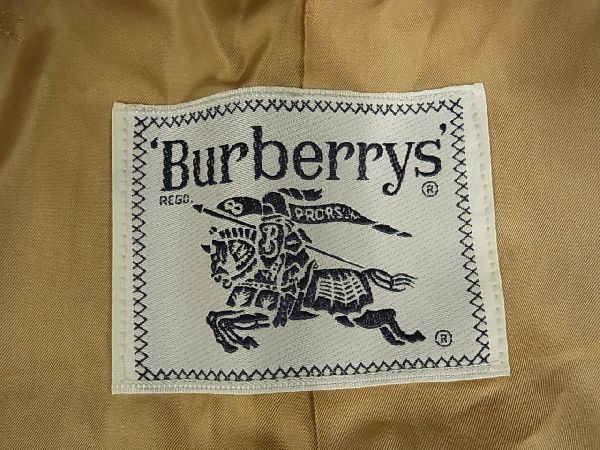 1円 ■美品■ Burberrys バーバリーズ ウール100％ ロング コート アウター 洋服 レディース ライトブラウン系 AT7284_画像4