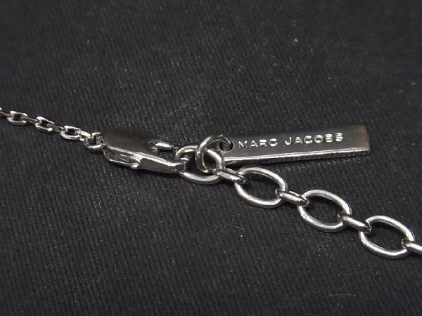 ■美品■ MARC JACOBS マークジェイコブス ラインストーン スター 星 ネックレス ペンダント アクセサリー シルバー系 DD6531_画像3