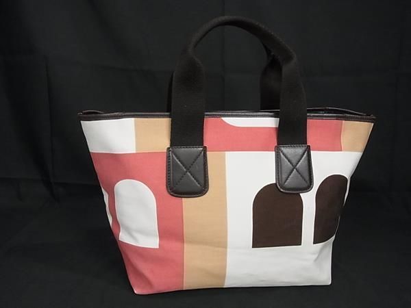 1円 □美品□ BALLY バリー キャンバス×レザー トートバッグ