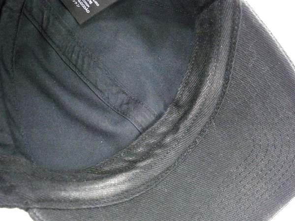 1円 BALENCIAGA バレンシアガ コットン100％ ベースボールキャップ 帽子 表記サイズ L レディース メンズ ブラック系 AT3970_画像7